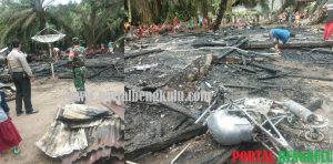 Rumah Milik Warga Desa Rawa Bangun Ludes Terbakar