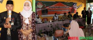 Gema Lantunan Shalawat Membahana, SMPN 06 Lebong Gelar Pertemuan DWP Unit Disdikbud