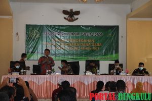 Cegah Kades Tersandung Korupsi, Dinas PMDSos Gandeng Kejari Lebong Gelar Penerangan Hukum