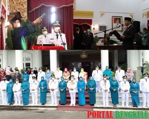 Bupati dan Wakil Bupati Lebong Terpilih Dilantik