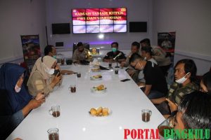 Jajaran Polres Lebong Undang Pengurus dan Anggota PWI Ramah Tamah