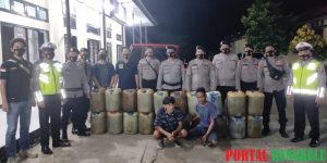 2 Warga Lubuk Pinang Diamankan Polres Mukomuko, BB 20 Jerigen Solar