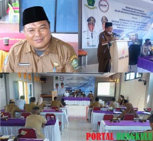 Bupati Lebong Kopli Ansori Buka Bimtek Sekaligus Sosialisasi Perpres Nomor 12 Tahun 2021