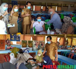 Giliran Ratusan Siswa SMPN 05 Lebong Ikuti Vaksin Covid-19