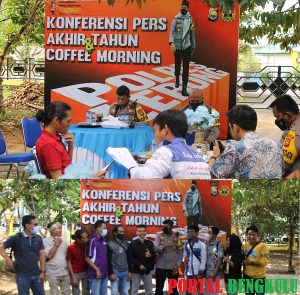 Konferensi Pers Akhir Tahun, Polres Lebong Sukses P21 dan Kembali Lirik Kasus Korupsi DD