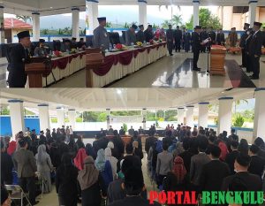 Bupati Lebong Kopli Ansori Lantik 126 ASN Pada Jabatan Fungsional, Puluhan Orang Tak Hadir