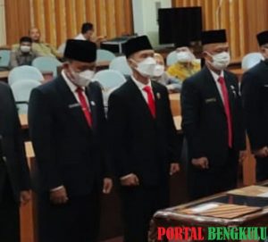 Asisten 1 Setdakab Lebong Resmi Dilantik Sebagai Kadishub Provinsi Bengkulu