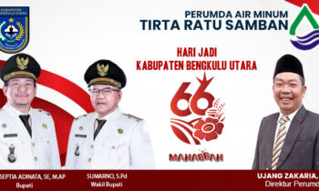 Jajaran Perumda Air Minum Tirta Ratu Samban Ucapkan Selamat Hari Jadi Kabupaten Bengkulu Utara ke-66