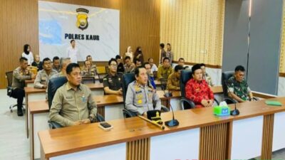 Sekda Kaur Hadiri Rakor Lintas Sektoral Persiapan Pengamanan Hari Raya Idul Fitri 1447 H