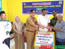 Pemdes Setia Budi Salurkan BLT-DD